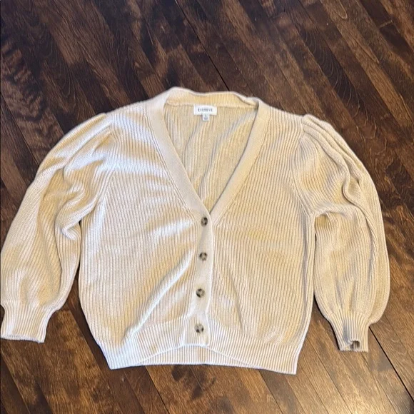 Evereve Tan Knit Cardigan - Picture 2 of 3